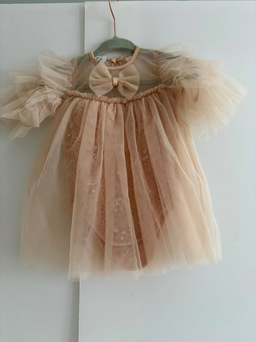Ohh! La, La! Couture Beaded Baby Tutu Dress | 3-6 months